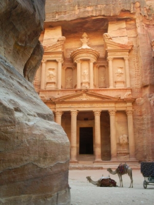 Petra, Jordan (recognize it from Indiana Jones 3?)
